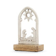 Load image into Gallery viewer, Metal and Wood Small Nativity Scene
