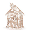 Load image into Gallery viewer, White Washed Wood Nativity Scene
