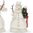 Load image into Gallery viewer, Snowman Paper Pulp Glittered Greenery Figures
