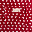 Load image into Gallery viewer, Red and White Heart Lap Blanket
