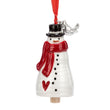 Load image into Gallery viewer, Remembrance Snowman Mini Bell Ornament
