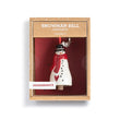 Load image into Gallery viewer, Remembrance Snowman Mini Bell Ornament
