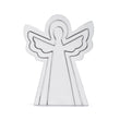 Load image into Gallery viewer, White Enamel Wood Nesting Angel Figures
