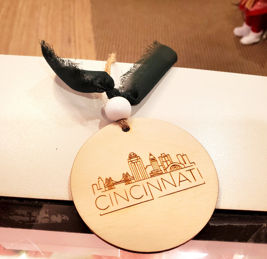 Cincinnati Skyline Ornament