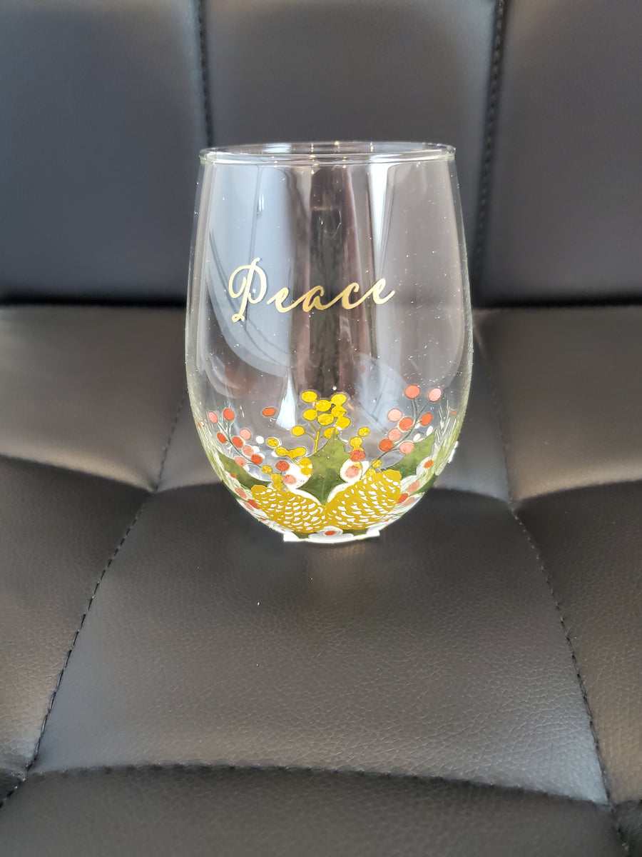 Botanical Wine Glasses