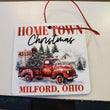 Load image into Gallery viewer, Loveland or Milford Hometown Red Truck Ornament
