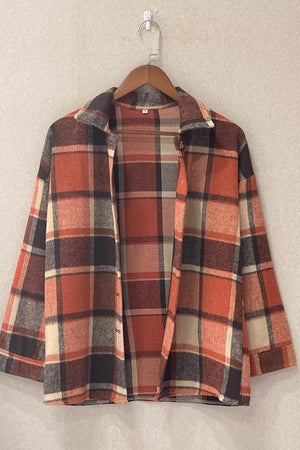 Plaid Flannel Shacket Jacket