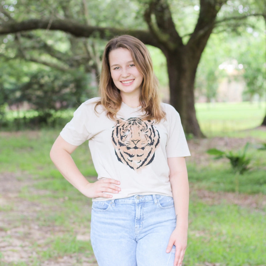 Tiger V-Neck T-Shirt