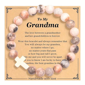 Mom, GiGi, Grandma Stone Beaded Bracelets