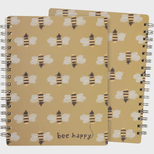 Bee Happy Spiral Notebook