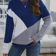 Load image into Gallery viewer, Color Block Drop Shoulder Sweater
