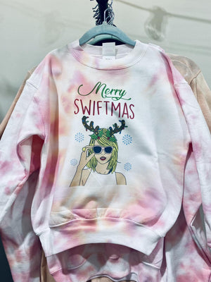 Taylor Swift Merry Swiftmas Youth Sweatshirts