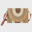 Load image into Gallery viewer, Multi Color Straw Clutch/Crossbody Bag
