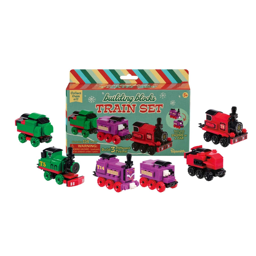 Building Block Train Sets