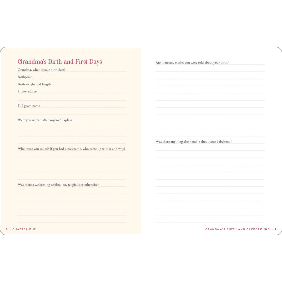 Grandma's Story - Journal