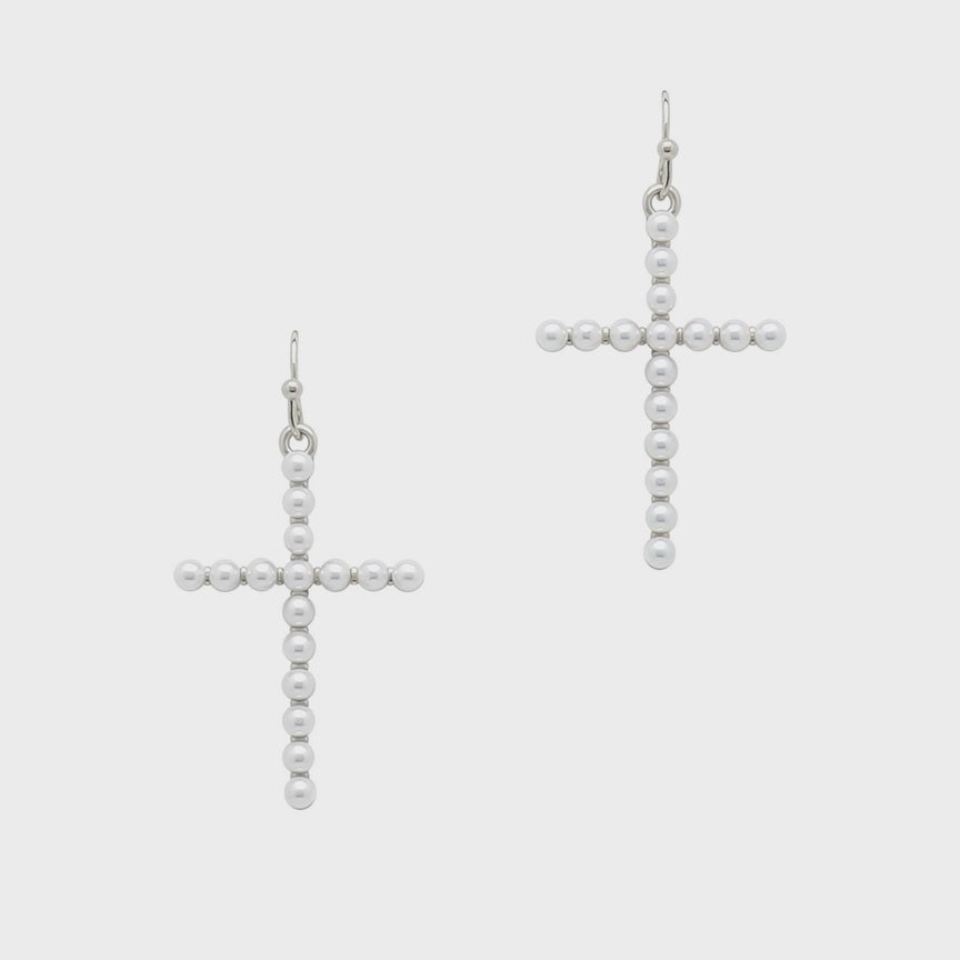 Noah Silver Pearl Earrings