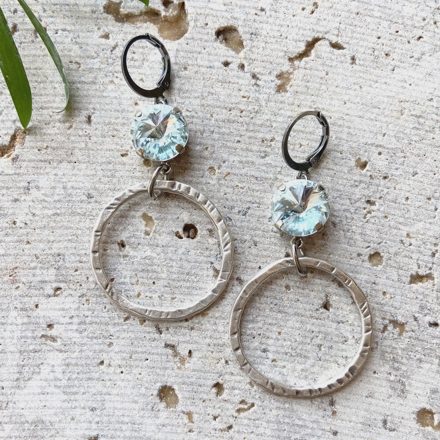 Swarovski Azore Hammered Circles