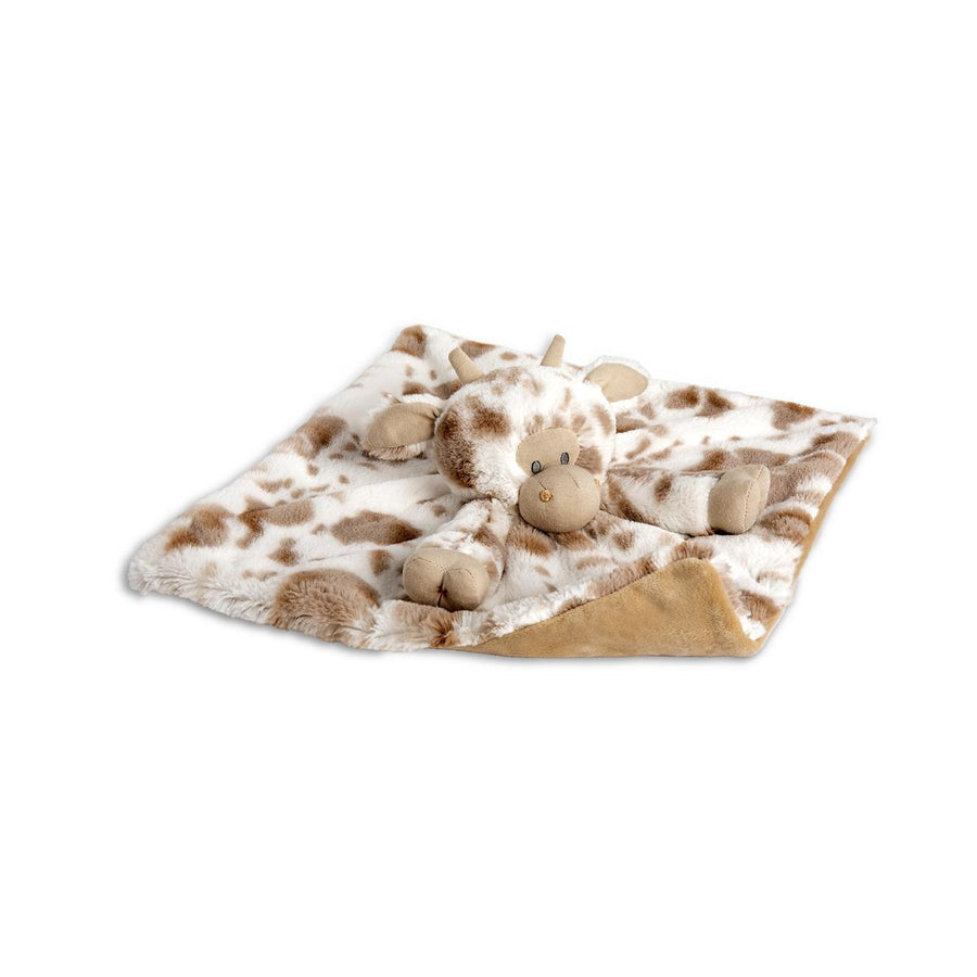 Barnyard Rattle Cow Blankie