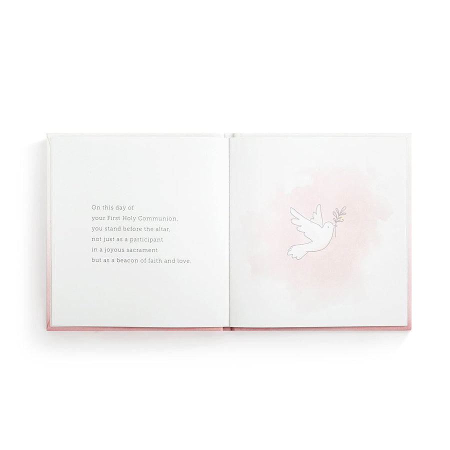 First Communion Book and Necklace