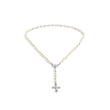 Load image into Gallery viewer, Pearl Rosary + Pouch
