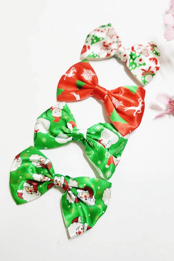 4-piece Christmas Bow Set