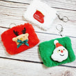 Load image into Gallery viewer, Christmas Fuzzy Coin Purse
