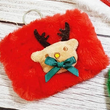 Load image into Gallery viewer, Christmas Fuzzy Coin Purse
