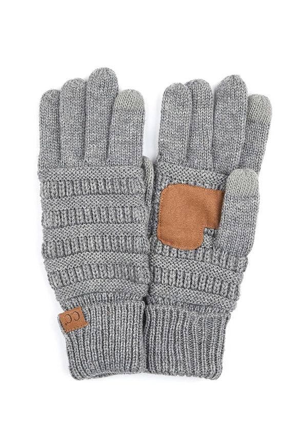 C.C Knitted Touch Screen Compatible Gloves – Busy Bee Boutique