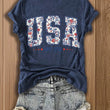 Load image into Gallery viewer, USA Floral Double-Sided Tee
