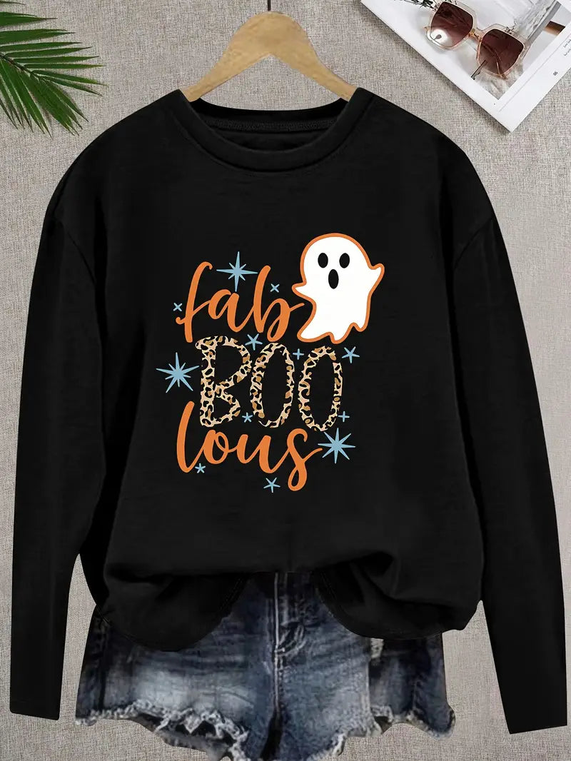 FabBOOlous Ghost LS Tee