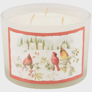 Winter Cardinal Candle