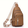 Load image into Gallery viewer, Leather Sling Bag w/Guitar Strap
