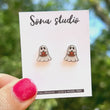 Load image into Gallery viewer, Halloween Ghost Earrings
