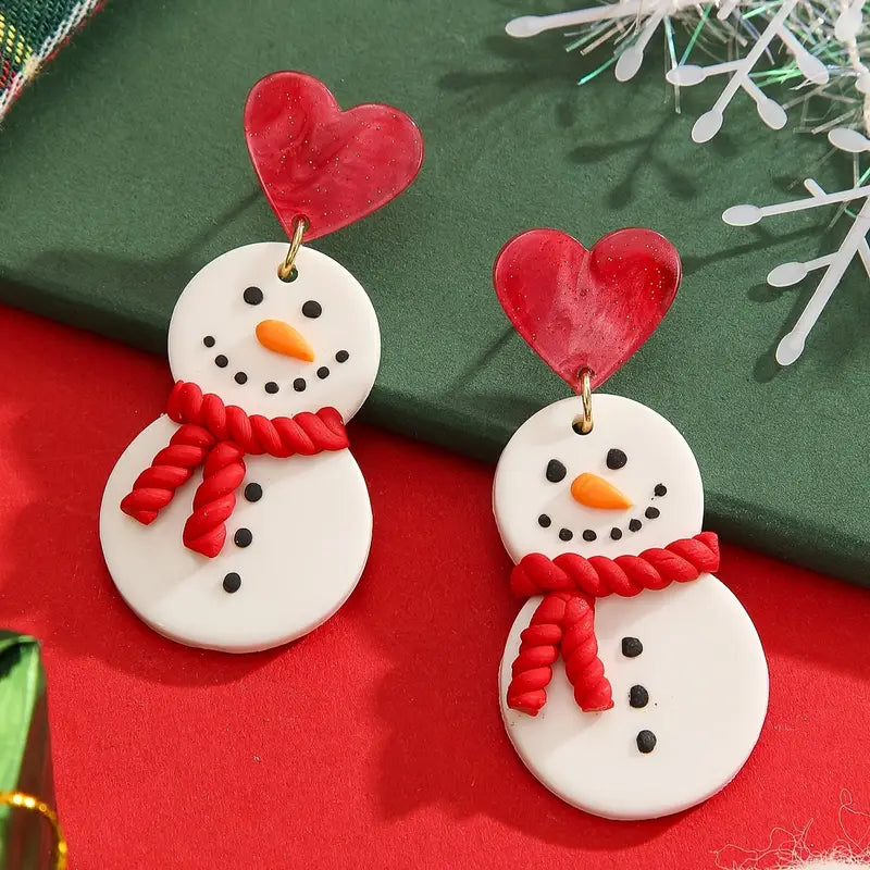 Christmas Clay Dangles