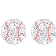 Load image into Gallery viewer, Baseball Acrylic Earrings
