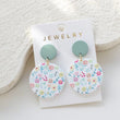 Load image into Gallery viewer, Colorful Floral Earrings
