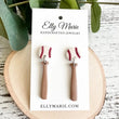 Load image into Gallery viewer, Baseball Earrings by Elly Marie Jewelry
