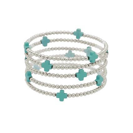 Grant Silver Turquoise Bracelet