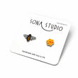 Load image into Gallery viewer, Bee Studs by Sona Studio
