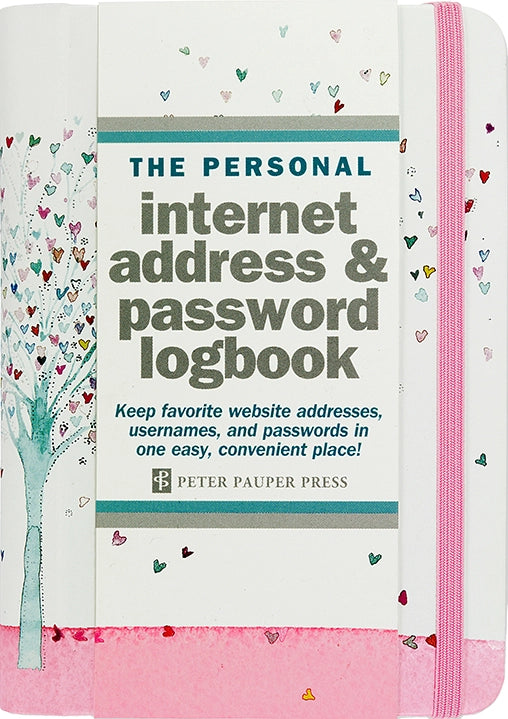 Personal Password Organizer Book