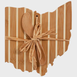 Ohio Shaped Charcuterie Board Set