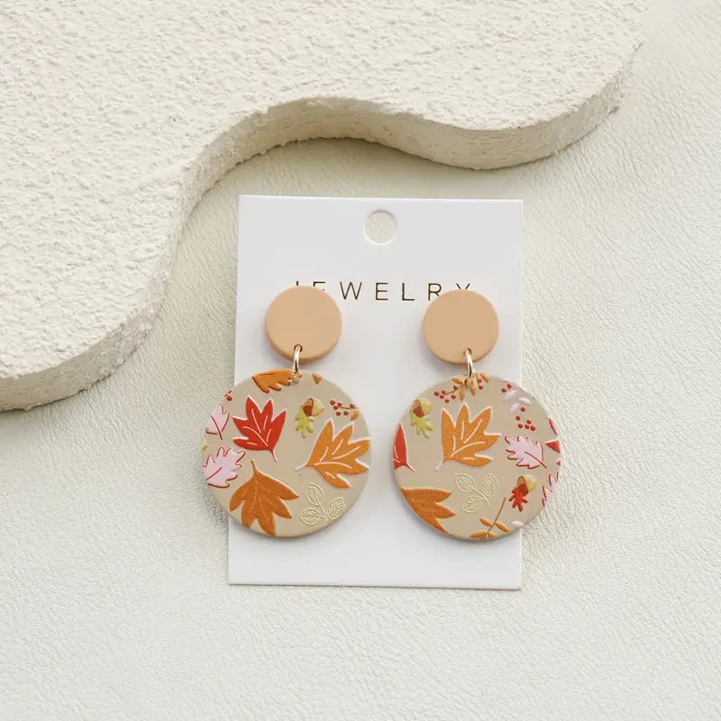 Fall Acrylic Earrings