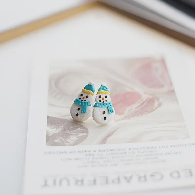 Christmas Clay Studs