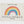 Load image into Gallery viewer, Watch Me Grow Rainbow Milestone Blanket
