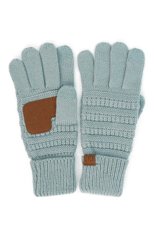 Gloves Screen Compatible Touch Busy Knitted C.C Boutique – Bee