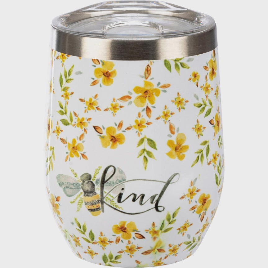 Bee Kind Wine Tumbler