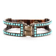 Load image into Gallery viewer, Double Sided Beaded Two Bar Bracelet
