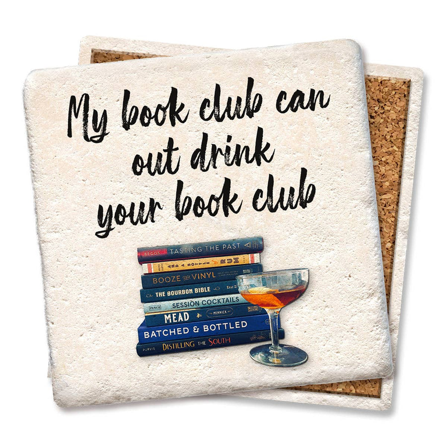 My Book Club Coaster