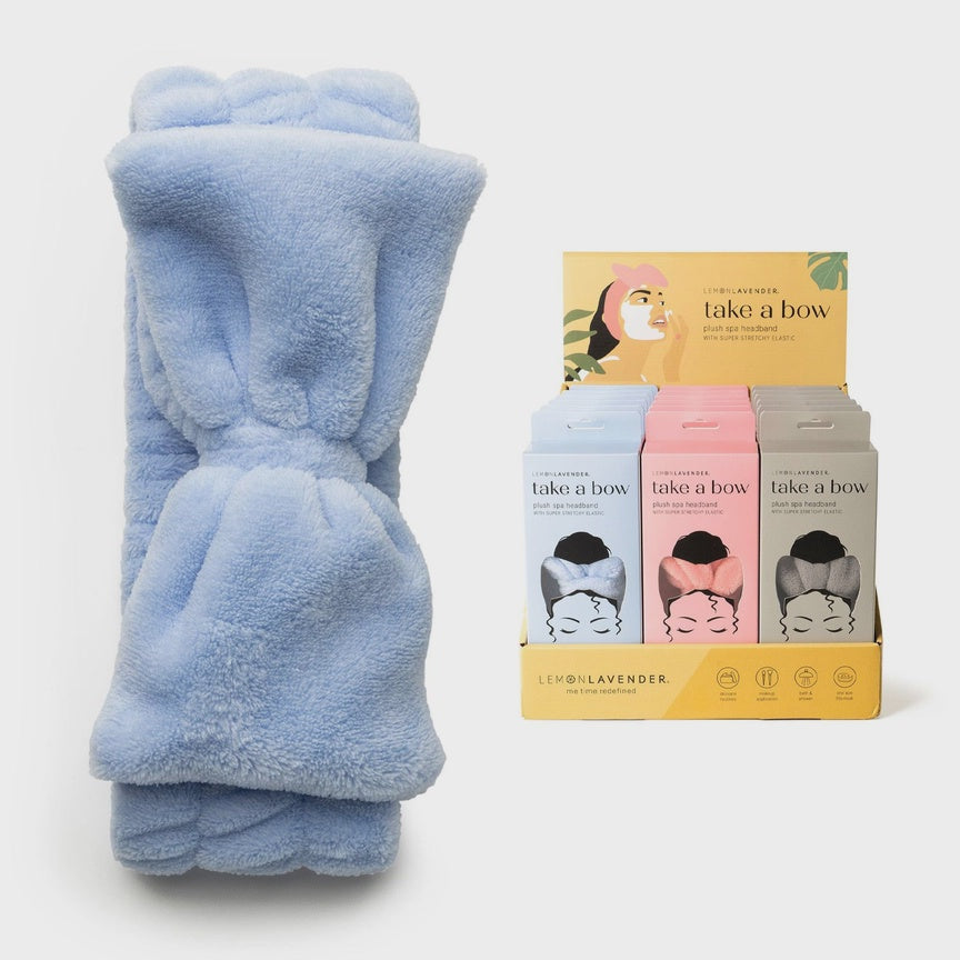 Lemon Lavender Ultra Plush Spa Headband