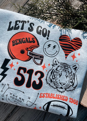 Bengals Let's Go Long sleeve Shirt